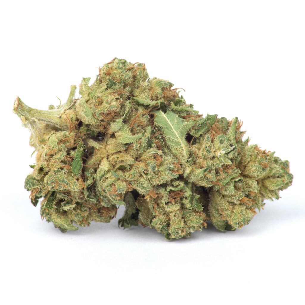 Vanilla OG (VO) is an indica-dominant hybrid cannabis strain known for its relaxing effects and sweet, vanilla-like aroma. It features dense, frosty buds with deep green and purple hues. The strain delivers a smooth, creamy smoke with earthy undertones, making it ideal for stress relief and relaxation. Users can expect a calm, euphoric high that melts away tension and promotes restful sleep. VO is popular among those seeking relief from insomnia, anxiety, and pain.